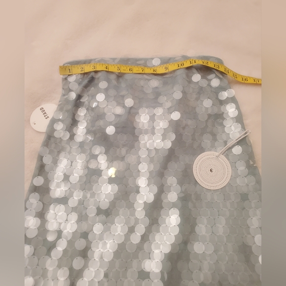 New STAUD Casey Dress Mist Size 2 - Picture 6 of 16